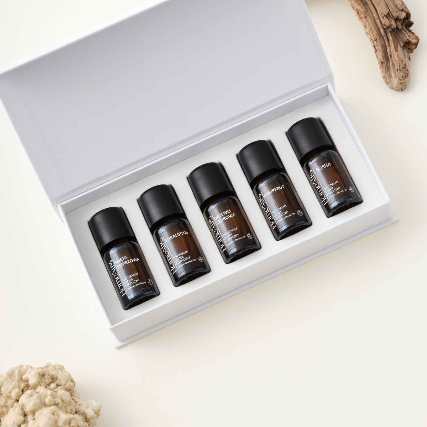 DO SAUNY I NA PRZEZIĘBIENIE | zestaw 5 olejków eterycznych