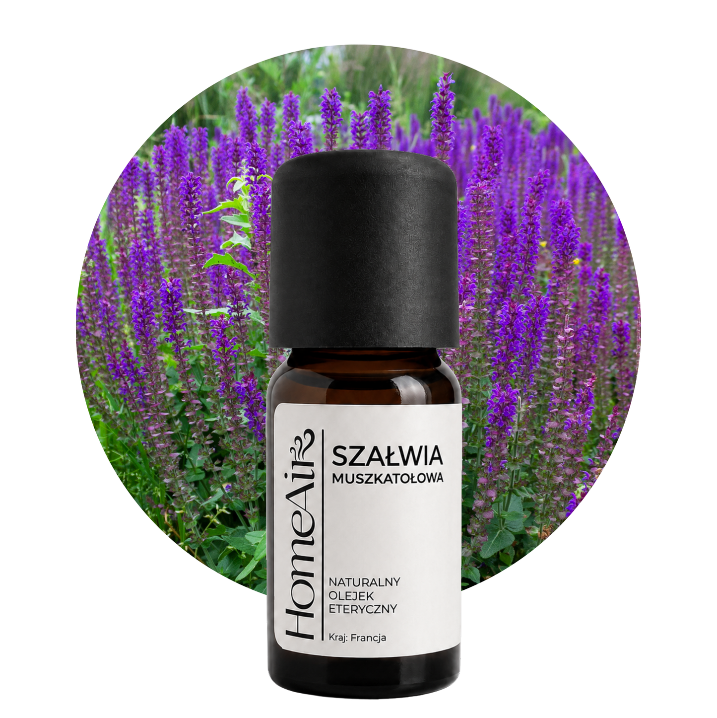 SZAŁWIA MUSZKATOŁOWA | naturalny olejek eteryczny | BIO