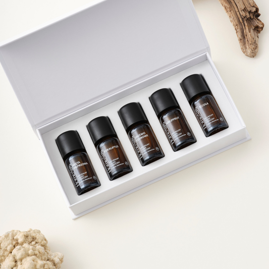 DO SAUNY  I NA PRZEZIĘBIENIE | zestaw 5 olejków eterycznych