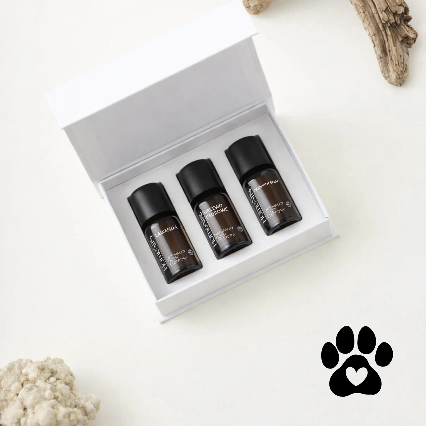 BEZPIECZNY DLA ZWIERZĄT | zestaw 3 olejków eterycznych | BIO